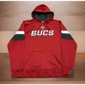 New Tampa Bay Buccaneers NFL Team Apparel Men’s Size 2XL Hoodie RED BUC